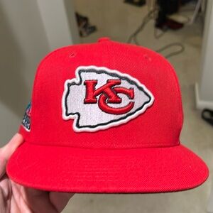 Kansas City Chiefs Super Bowl champion hat 7 1/4